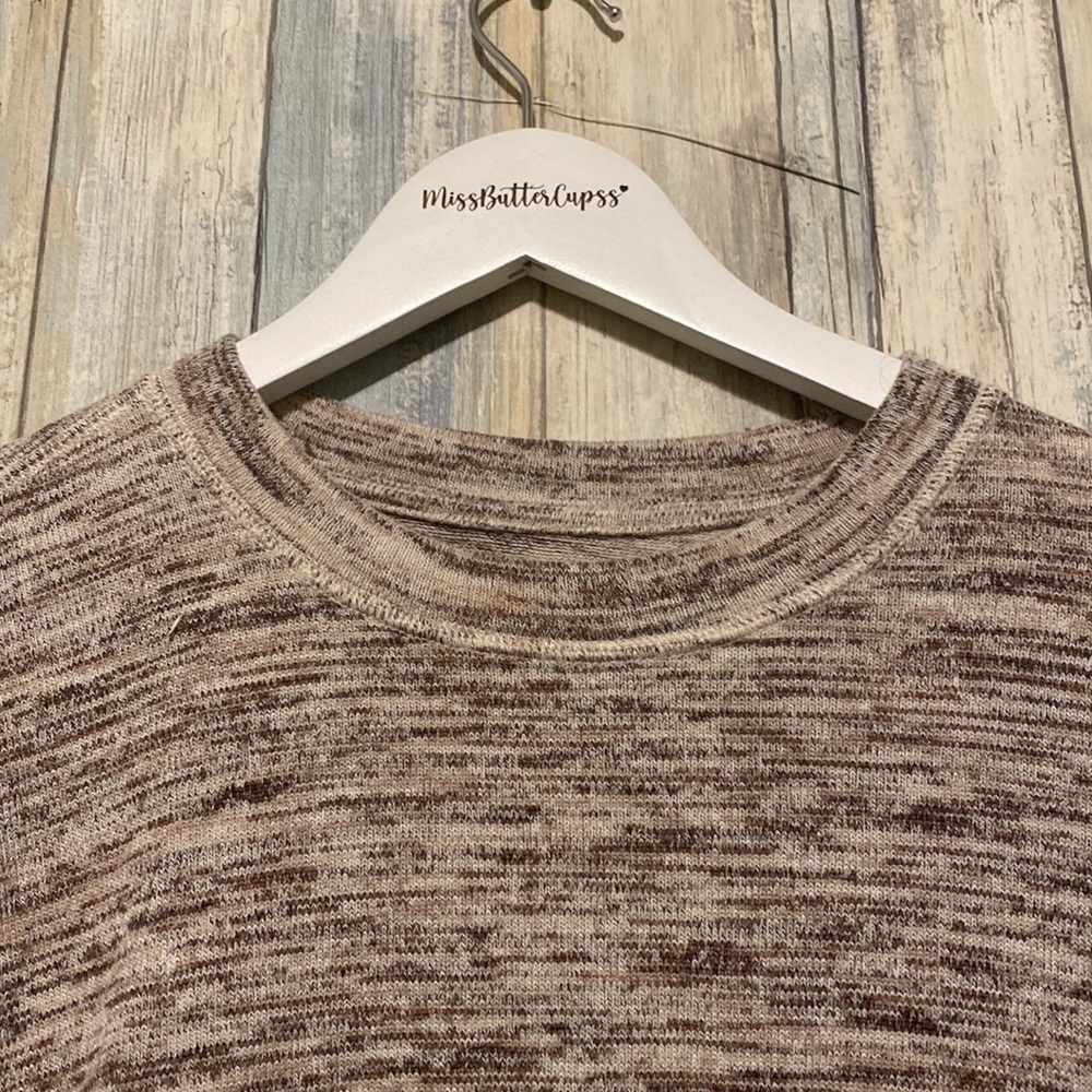 Aerie Earthy around Neck Knit Long sleeve drawcord waist sweater | XS - Picture 4 of 11